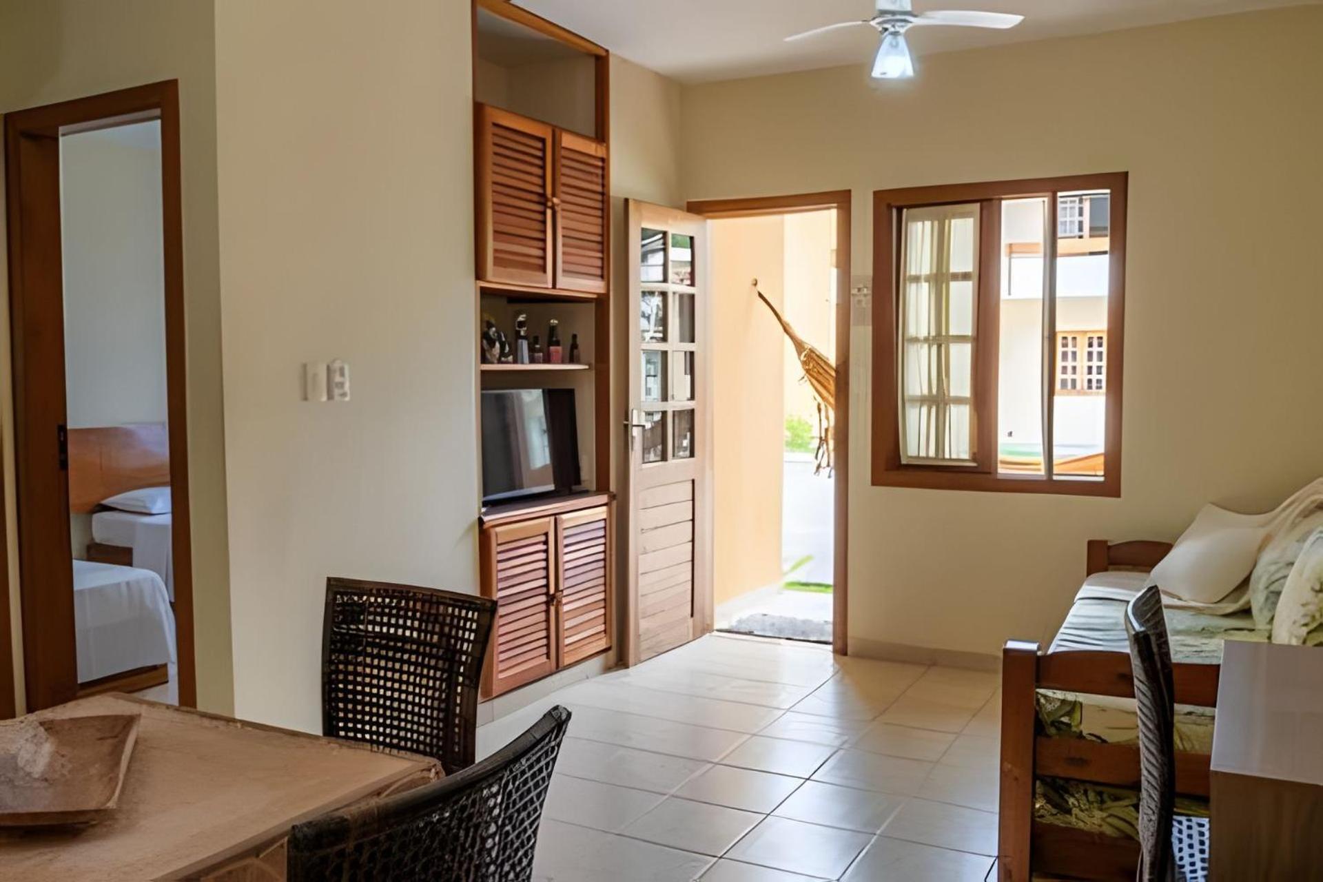 Em Frente A Praia De Taperapuan; Piscina; 1 Quarto; Wifi 300 Mbs; Estacionamento Gratuito 1 Veiculo Πόρτο Σεγκούρο Εξωτερικό φωτογραφία